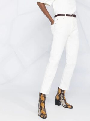 Pantaloni cinque tasche classiche in cotone - Bianco