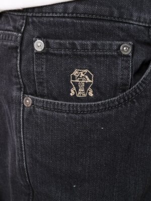 Pantalone cinque tasche traditional fit – Grigio dark